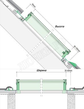Кровельный люк Окно-люк FAKRO WGI 460*550 Кровельный люк Окно-люк FAKRO WGI 460*550