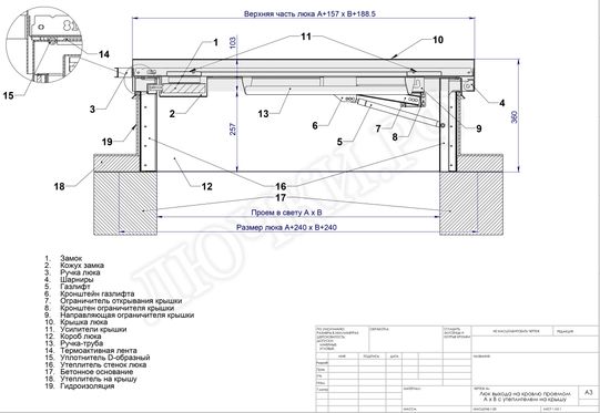 Люк для выхода на кровлю Оптимус 900*1100 Люк для выхода на кровлю Оптимус 900*1100