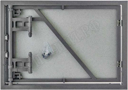 Люк под плитку Нажимной Железяка, 1 створка, 1000*400 Люк под плитку Нажимной Железяка, 1 створка, 1000*400