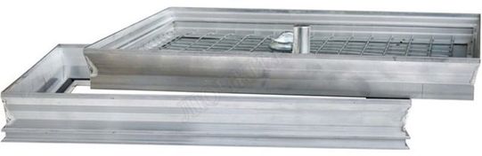 Напольный люк Премиум 50 мм 2 створки 1100*250 Напольный люк Премиум 50 мм 2 створки 1100*250