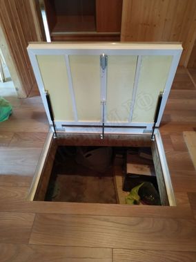 Напольный люк Самоподъемный Невидимка уголок 900*900 Напольный люк Самоподъемный Невидимка уголок 900*900