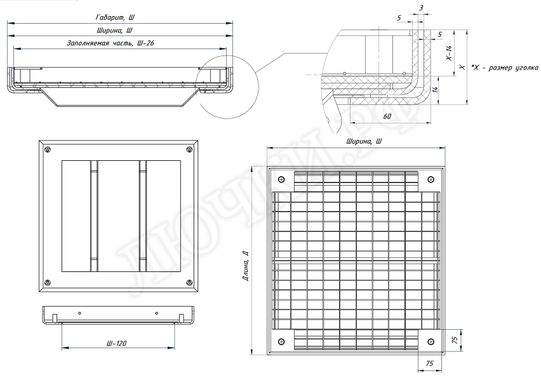 Напольный люк Брус Ли Стальной, Съемная дверца Напольный люк Брус Ли Стальной, Съемная дверца