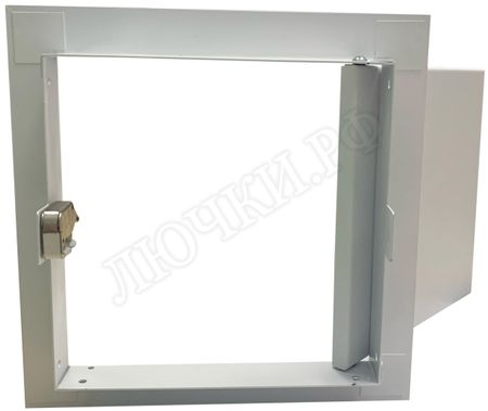 Сантехнический люк Комфорт, нажимной 500*500, RAL 9003 муар Сантехнический люк Комфорт, нажимной 500*500, RAL 9003 муар