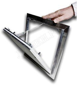 Люк под покраску Ультра для установки в потолок 659*374 (посадочный размер 665*380) Люк под покраску Ультра для установки в потолок 659*374 (посадочный размер 665*380)