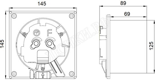 Вытяжной вентилятор airRoxy HS Вытяжной вентилятор airRoxy HS