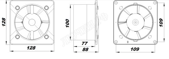 Вытяжной вентилятор Awenta System+, Silent, 100, KWS100T, PEDD100, Дуб, пластик Вытяжной вентилятор Awenta System+, Silent, 100, KWS100T, PEDD100, Дуб, пластик
